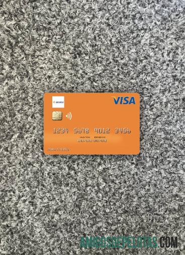 Guiné Access Bank Guiné Visa Cartão de Débito Photolook Front modelo